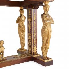 Empire style ormolu mounted mahogany antique centre table - 1548860