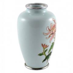 Enamel Cloisonn Vase with Chrystanthemums Japan c 1912 26 - 147084