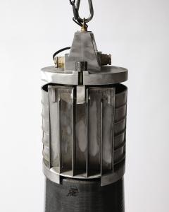 Enameled Metal Industrial Ceiling Light by Mazda France c 1960 - 4208612
