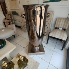 Enamelled ceramic light urn on pedestal circa 80 - 3522691