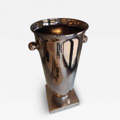 Enamelled ceramic light urn on pedestal circa 80 - 3527394