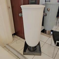 Enamelled ceramic light urn on pedestal circa 80 - 3522726