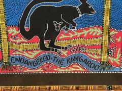 Endangered The Kangaroo Silkscreen Poster by Felice Regan - 2322425
