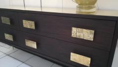 Enfilade with Four Drawers in Wood and Brass - 1096201