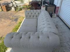 England Furniture Tufted Chesterfield Loveseat - 4712537