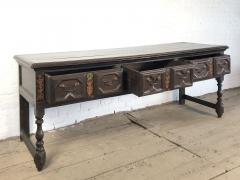 English 17th Century Charles II Oak low Dresser - 2022594