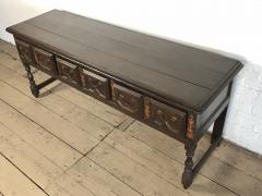 English 17th Century Charles II Oak low Dresser - 4345022
