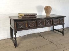 English 17th Century Charles II Oak low Dresser - 4345023