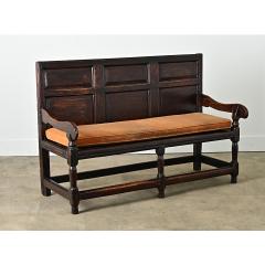 English 18th Century Oak Hall Bench - 4277676