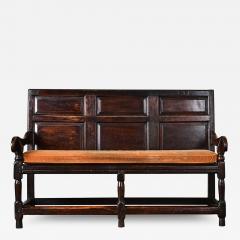 English 18th Century Oak Hall Bench - 4290957