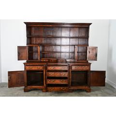 English 18th Century Solid Oak Welsh Dresser - 4482345