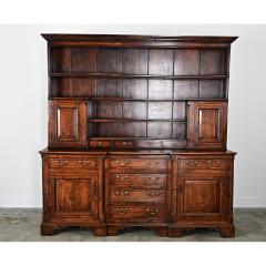 English 18th Century Solid Oak Welsh Dresser - 4482350