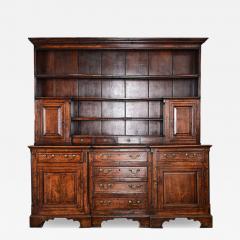 English 18th Century Solid Oak Welsh Dresser - 4490852