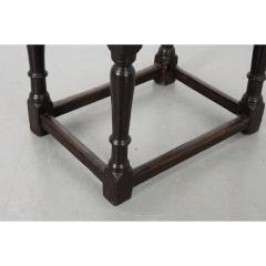 English 18th Century Stool Painted Black - 2335418