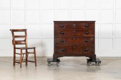 English 18thC Oak Chest Drawers - 4419995