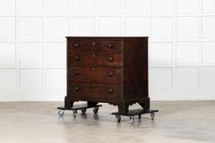 English 18thC Oak Chest Drawers - 4419996