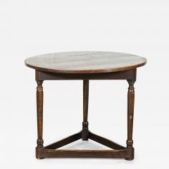 English 18thC Oak Cricket Table - 3621312