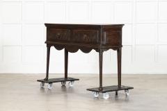 English 18thC Oak Dresser Base - 4394005