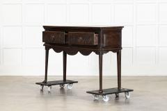 English 18thC Oak Dresser Base - 4394006