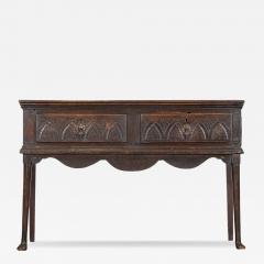 English 18thC Oak Dresser Base - 4394039