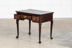 English 18thC Oak Low Boy Side Table - 4420071