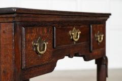 English 18thC Oak Low Boy Side Table - 4420072