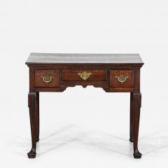 English 18thC Oak Low Boy Side Table - 4420119