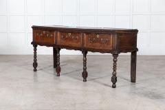 English 18thC Vernacular Oak Dresser Base - 2897693