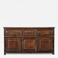 English 18thC Vernacular Oak Dresser Base - 4420470