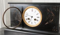 English 19th Century Aesthetic Movement Marble Mantel Clock - 1529382