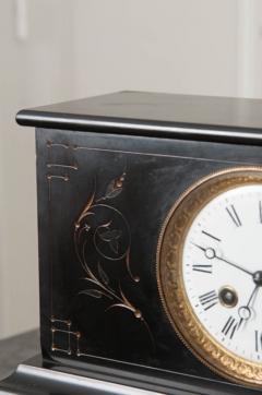 English 19th Century Aesthetic Movement Marble Mantel Clock - 1529384
