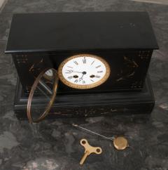English 19th Century Aesthetic Movement Marble Mantel Clock - 1529386