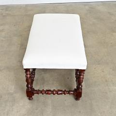 English 19th Century Bobbin Turned Oak Bench - 4688191