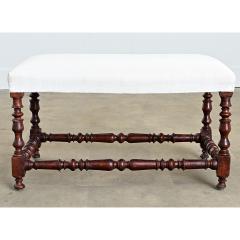 English 19th Century Bobbin Turned Oak Bench - 4688197
