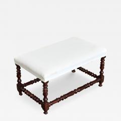 English 19th Century Bobbin Turned Oak Bench - 4705707