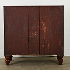 English 19th Century Bow Front Mahogany Chest - 3888039