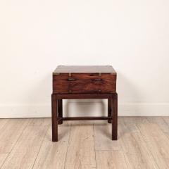 English 19th Century Brass Mounted Campaign Desk - 4748488