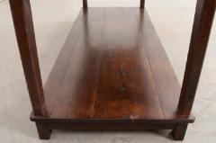 English 19th Century Chippendale Style Chestnut Server - 1230912