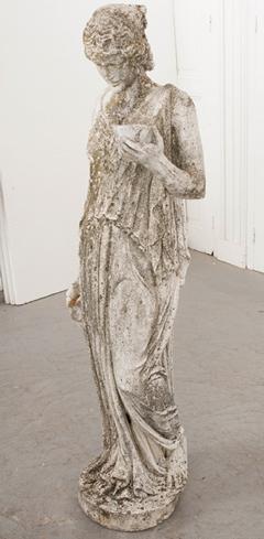 English 19th Century Classical Statue of Hebe - 1248546