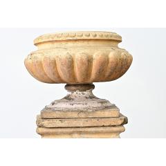 English 19th Century Doulton Campania Urn on Pedestal - 4550022