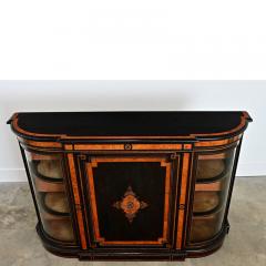 English 19th Century Ebonized Inlay Credenza - 4578186