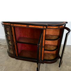 English 19th Century Ebonized Inlay Credenza - 4578191