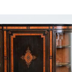 English 19th Century Ebonized Inlay Credenza - 4578193
