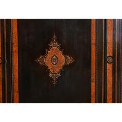 English 19th Century Ebonized Inlay Credenza - 4578195
