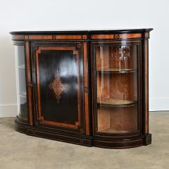 English 19th Century Ebonized Inlay Credenza - 4578201