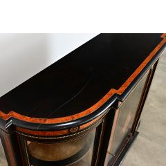 English 19th Century Ebonized Inlay Credenza - 4578205