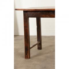 English 19th Century Elm Ash Farm Table - 3154826