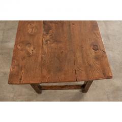 English 19th Century Elm Ash Farm Table - 3154865
