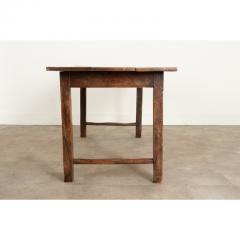 English 19th Century Elm Ash Farm Table - 3154887