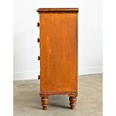 English 19th Century Faux Bois Painted Chest - 4759175